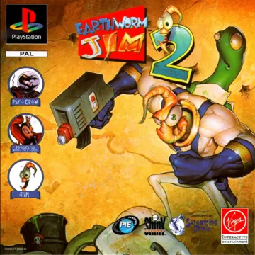 Earthworm Jim 2 (EU) box cover front